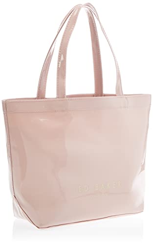 Ted Baker Women's Nikicon Vinyl Bow Shopper, Pl-pink, One Size UK