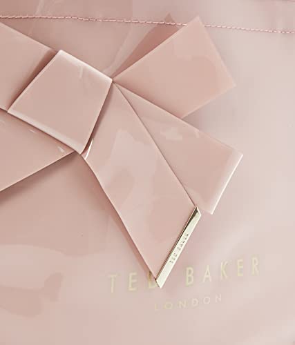 Ted Baker Women's Nikicon Vinyl Bow Shopper, Pl-pink, One Size UK