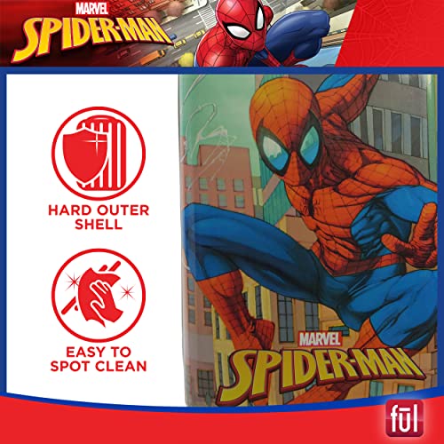 Marvel Spider-Man Kids Hardshell Rolling Luggage, Pastel Multi