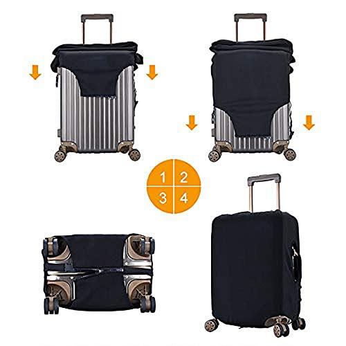 Neon Leopard Elastic Suitcase Cover for XL Suitcases