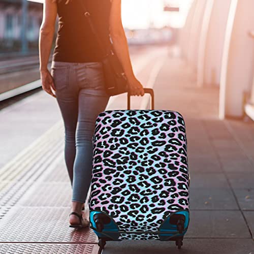 Neon Leopard Elastic Suitcase Cover for XL Suitcases