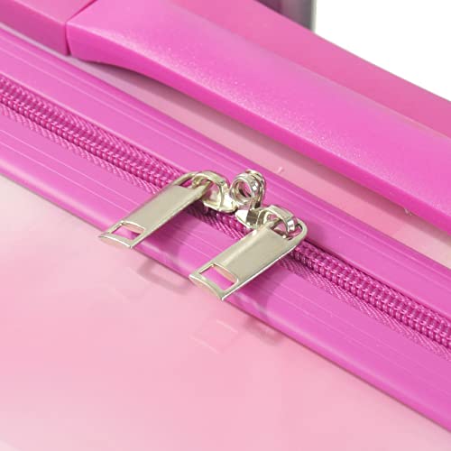 Disney Minnie Mouse Kids Rolling Luggage, Pink, 21