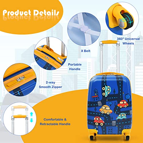 Kids Designer Luggage Set: Backpack & Suitcase