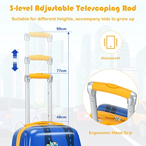 Kids Designer Luggage Set: Backpack & Suitcase