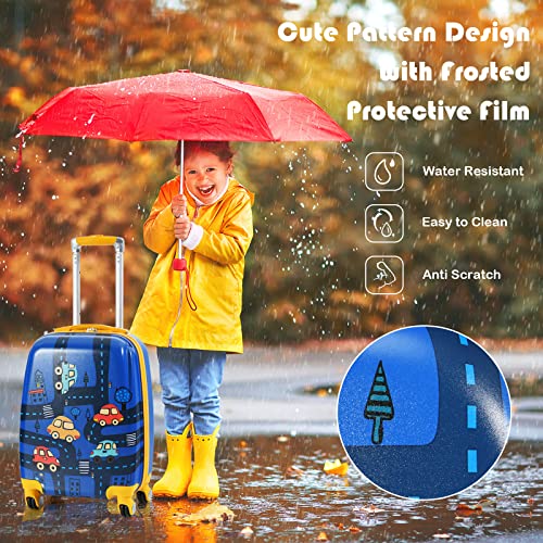 Kids Designer Luggage Set: Backpack & Suitcase