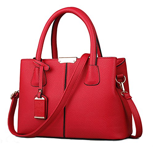 Burgundy Classy Satchel Handbag by FiveloveTwo