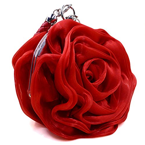 Millya Women's Rose Flowers Evening Clutch Handbag