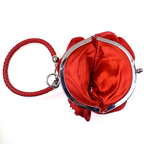 Millya Women's Rose Flowers Evening Clutch Handbag