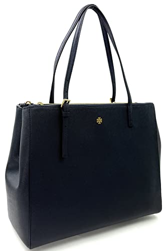 Tory Burch Emerson Double Zip Tote in Navy
