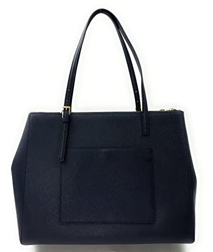 Tory Burch Emerson Double Zip Tote in Navy