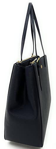 Tory Burch Emerson Double Zip Tote in Navy