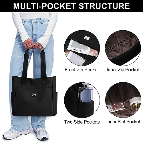 Designer Nylon Shoulder Bag for Women - Large Tote