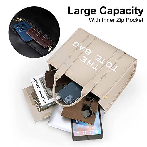 DKIIL NOIYB Leather Tote Bags for Women