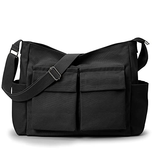 KALIDI Canvas Tote: Stylish, Versatile, Water-Resistant Handbag