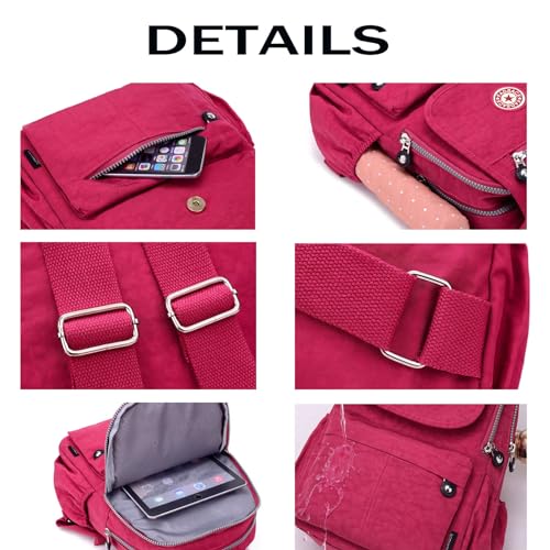 Nylon Backpack for Women: Waterproof and Lightweight