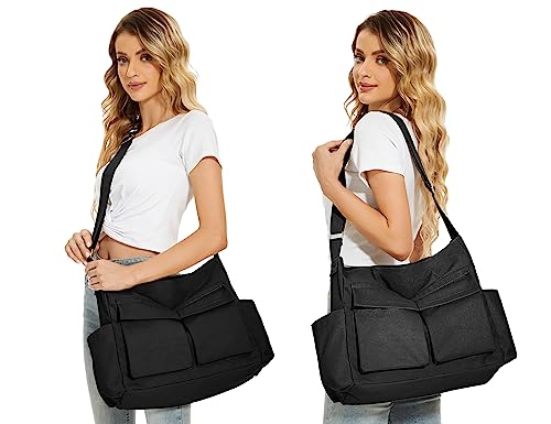 KALIDI Canvas Tote: Stylish, Versatile, Water-Resistant Handbag