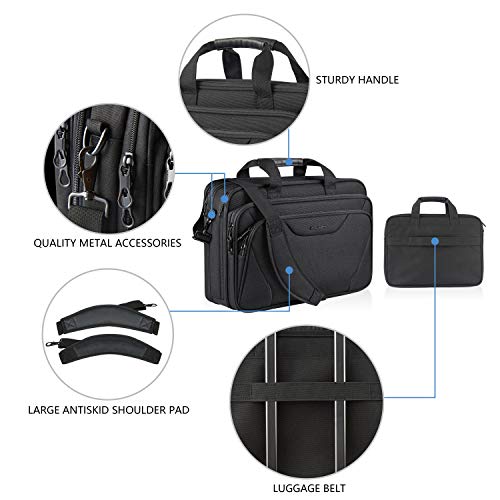 KROSER Premium Laptop Briefcase for 17.3 Inch Laptop