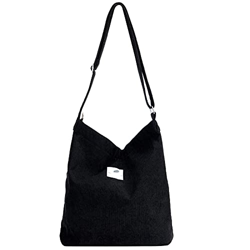 Designer Handbag with Zipper - Large Shoulder Bag