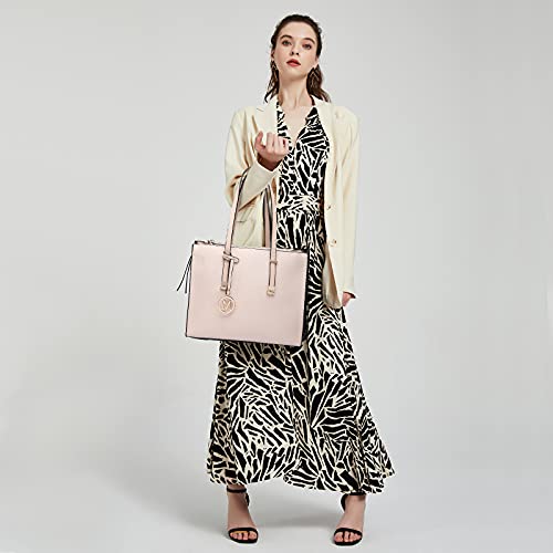 Miss Lulu Adjustable Designer Shoulder Handbag - Beige