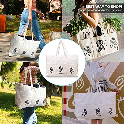 Adalex Global Oversized Canvas Tote Bag - 40Litres