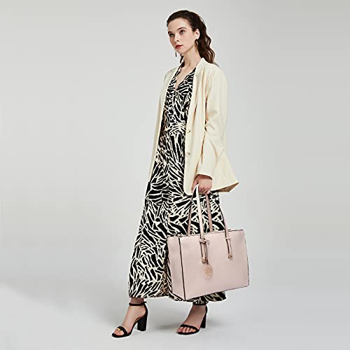 Miss Lulu Adjustable Designer Shoulder Handbag - Beige