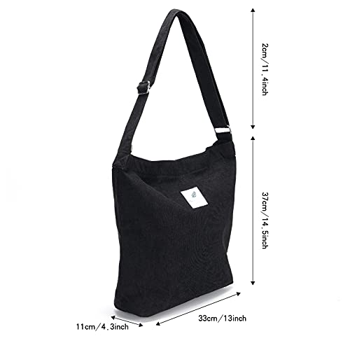 Designer Handbag with Zipper - Large Shoulder Bag