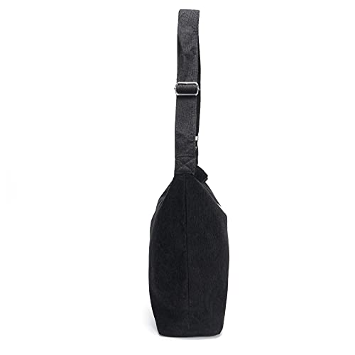 Designer Handbag with Zipper - Large Shoulder Bag