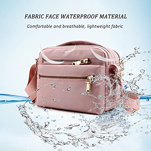 Women's Multi-Pocket Crossbody Messenger Travel Shoulder Handbag