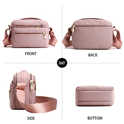 Women's Multi-Pocket Crossbody Messenger Travel Shoulder Handbag
