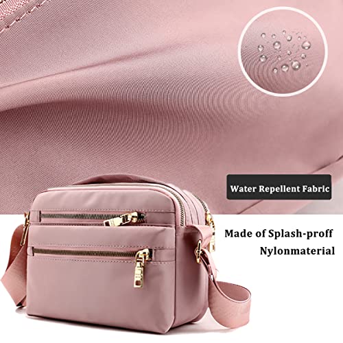 Women's Multi-Pocket Crossbody Messenger Travel Shoulder Handbag