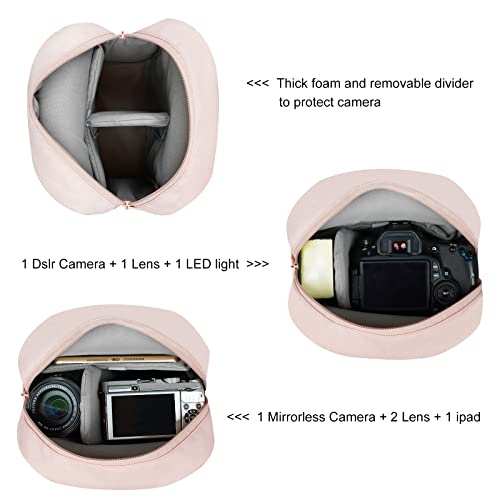 TULLIO Small Pink Canvas Sling Bag for Designer Handbags