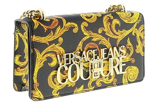 Versace Jeans Couture Damen Black-Gold Sketch Handbag
