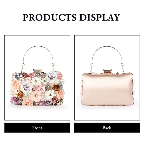 Floral Evening Clutch Bags with Elegance for Women