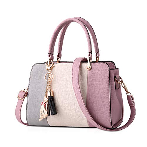 Pink Tassel Designer Handbag for Women by NICOLE&DORIS