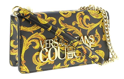 Versace Jeans Couture Damen Black-Gold Sketch Handbag