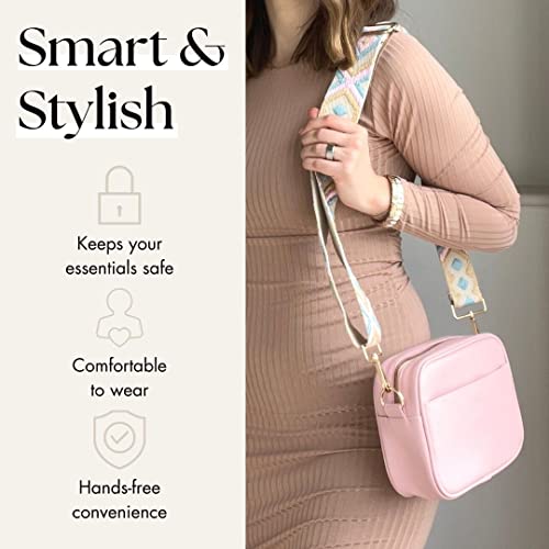 Lily England Pink Crossbody Bag: Elegant Designer Handbag