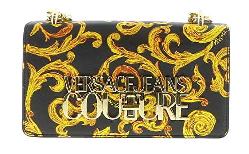 Versace Jeans Couture Damen Black-Gold Sketch Handbag