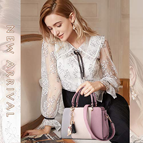 Pink Tassel Designer Handbag for Women by NICOLE&DORIS