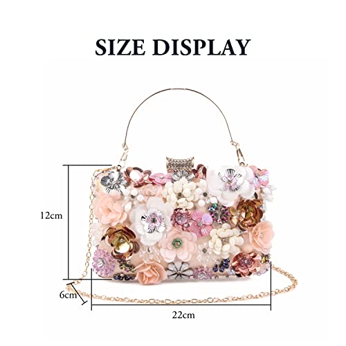 Floral Evening Clutch Bags with Elegance for Women