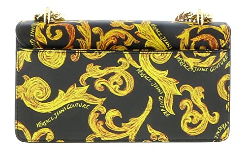 Versace Jeans Couture Damen Black-Gold Sketch Handbag