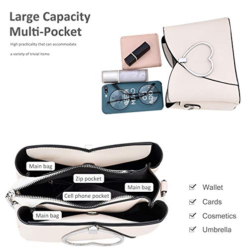 Pink Heart Handle Designer Handbag for Women