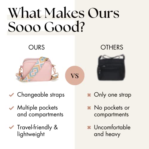 Lily England Pink Crossbody Bag: Elegant Designer Handbag