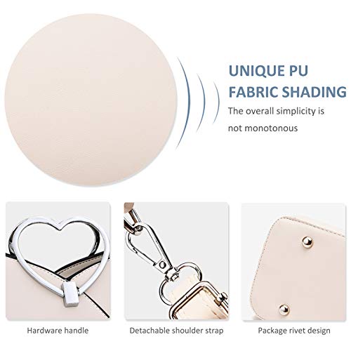 Pink Heart Handle Designer Handbag for Women