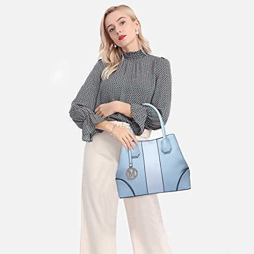 Miss Lulu Elegant Designer Shoulder Bag with Button and Zipper
