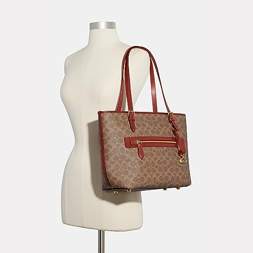 COACH Taylor Tote in Tan Rust Pebble Leather