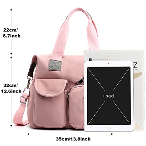SHIFANQI Stylish Nylon Shoulder Bag for Women in Black