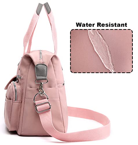 SHIFANQI Stylish Nylon Shoulder Bag for Women in Black