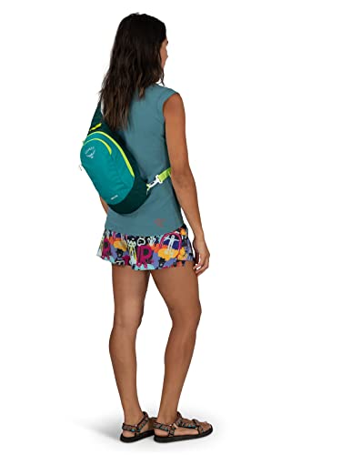 Stylish Osprey Daylite Sling Crossbody Bag in Silver Lining/Blueberry
