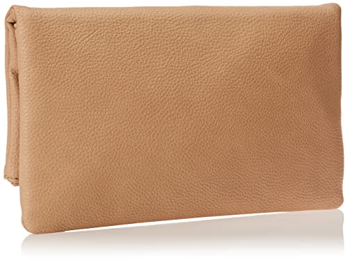 Taupe Foldover Clutch from The Drop Southampton Zipper