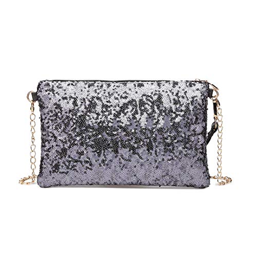 Shimmering Sequin Clutch: Miss Lulu Designer Handbag